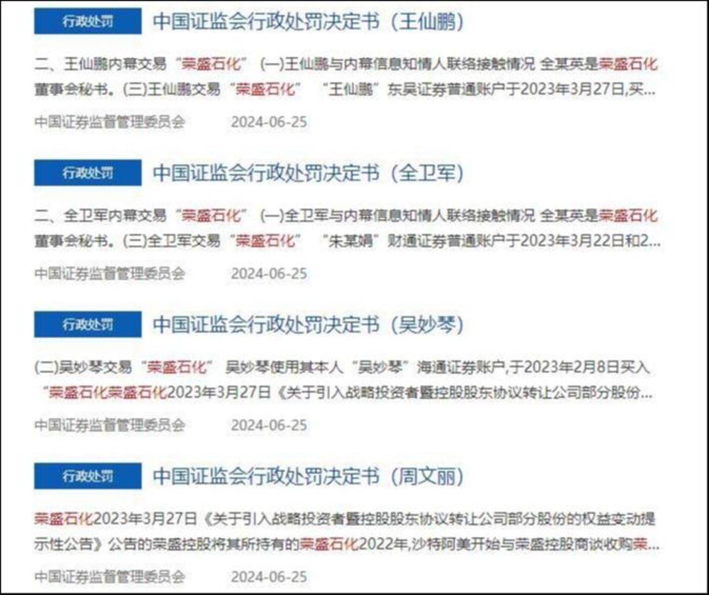 来源:证监会官网