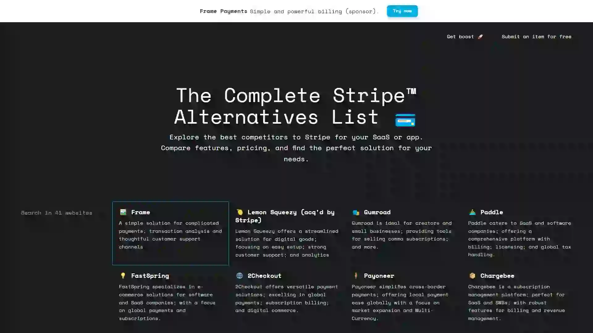 stripealternatives