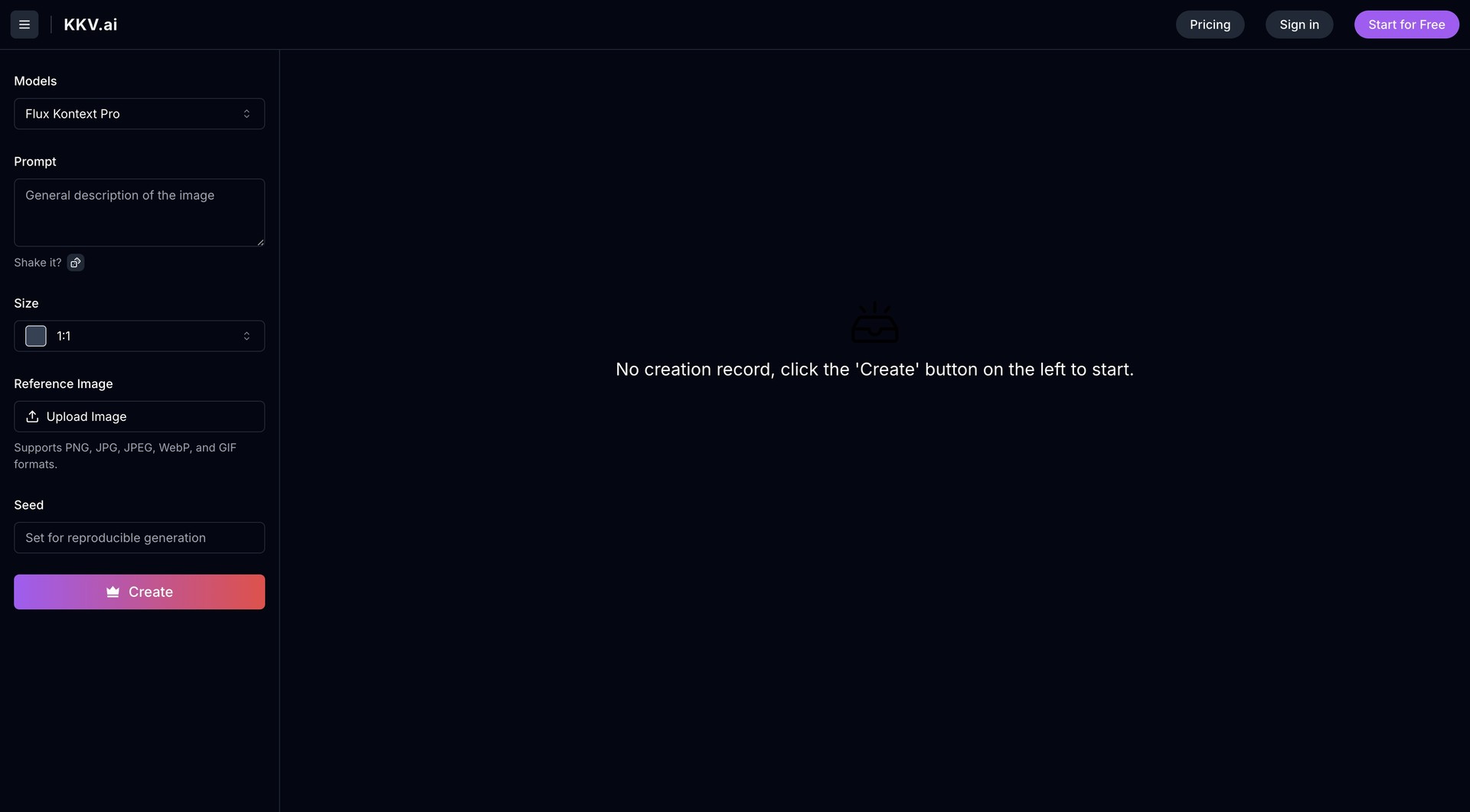 KKV AI Image Generator