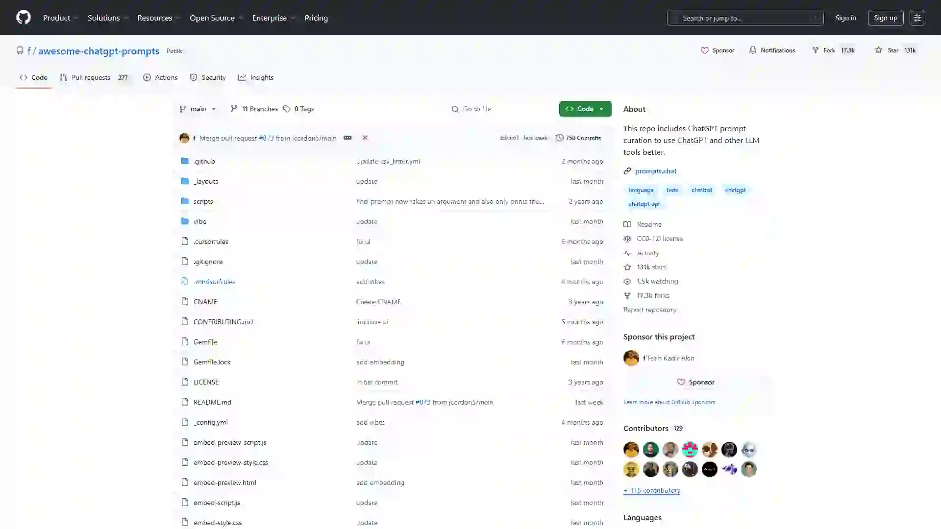 awesome-chatgpt-prompts